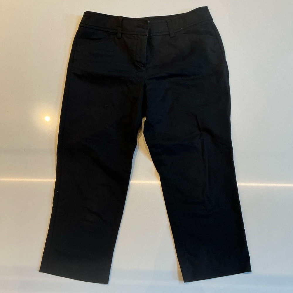 Dalia Black Ankle Pants